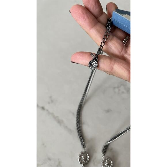 Simply Vera Vera Wang multi strands Rhinestones Statement Necklace NWT - Picture 4 of 7